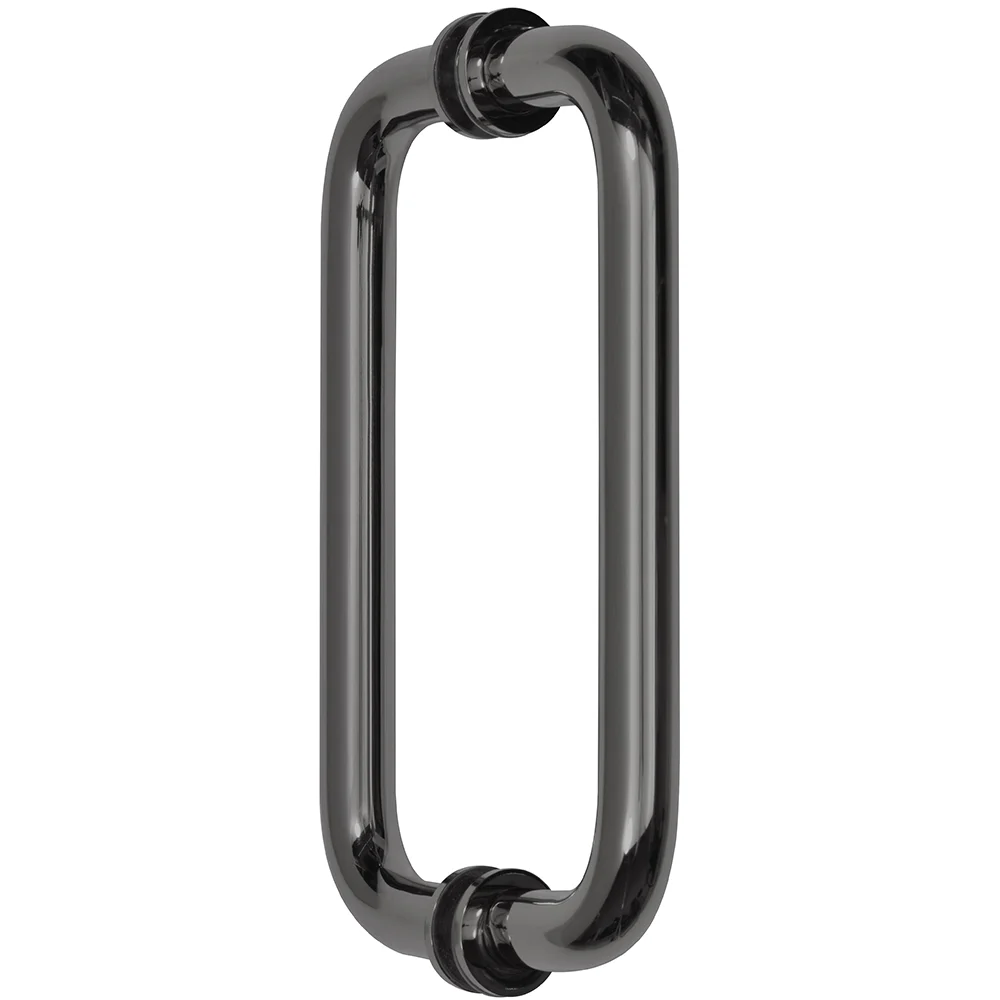 Shower Door 8" Back-to-Back Pull Handle with Metal Washers, Gun Metal – CRL SPH8GM