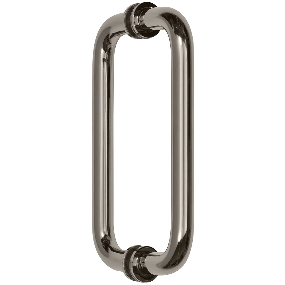 Shower Door 8" Back-to-Back Pull Handle with Metal Washers, Polished Nickel – CRL SPH8PN