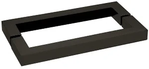 Glass Shower Door 18" Back-to-Back Square Towel Bar, Oil Rubbed Bronze – CRL SQ18X180RB