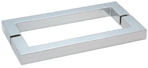 CRL SQ18X18CH 18" Back-to-Back Square Towel Bar