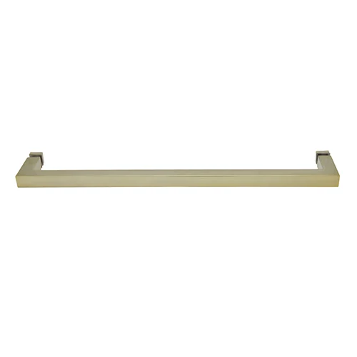 Glass Shower Door 24" Single-Sided Square Towel Bar, Brushed Bronze – CRL SQ24BBRZ, photo 2