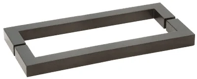 Glass Shower Door 24" Back-to-Back Square Towel Bar, Oil Rubbed Bronze – CRL SQ24X240RB
