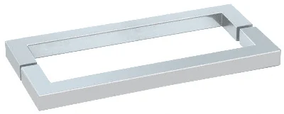 CRL SQ24X24CH 24" Back-to-Back Square Towel Bar