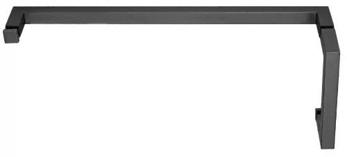 Glass Shower Door Square 8" Pull Handle and 18" Towel Bar Set, Matte Black – CRL SQ8X18MBL