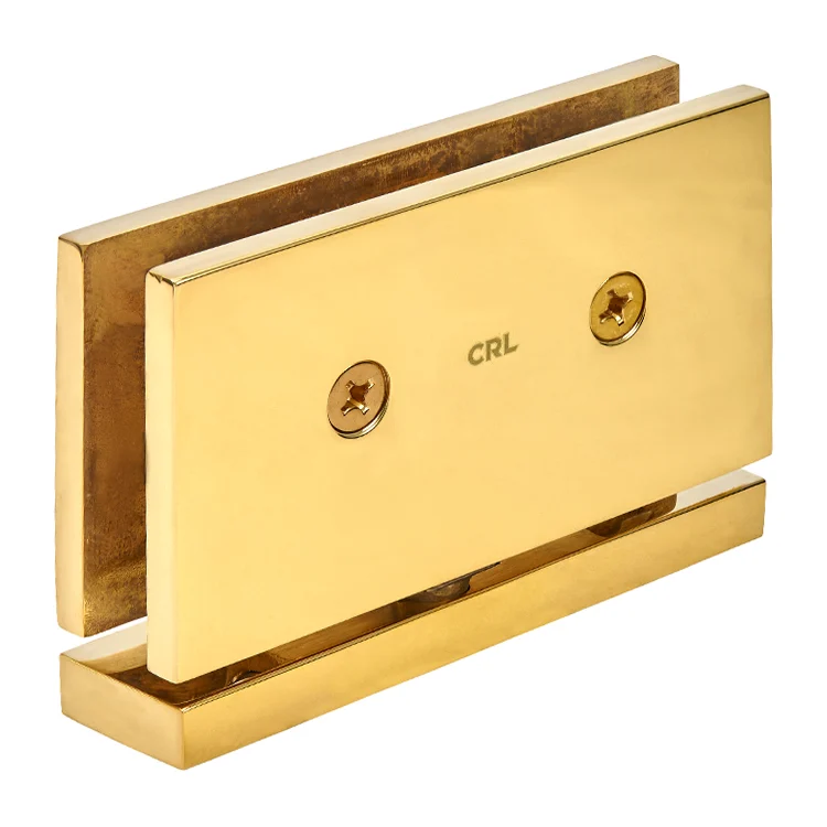 Pivot Shower Door Hinge: Senior Cardiff Top or Bottom Mount, Unlacquered Brass – CRL SRCAR01ULBR, photo 3