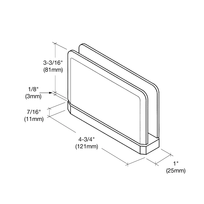 Pivot Shower Door Hinge: Senior Prima 01 Top or Bottom Mount, Satin Brass – CRL SRPPH01SB, photo 4