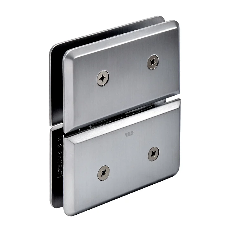 Pivot Shower Door Hinge: Senior Prima 02 Glass to Glass Mount, Brushed Nickel – CRL SRPPH02BN