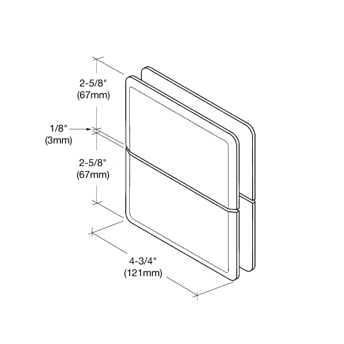 Pivot Shower Door Hinge: Senior Prima 02 Glass to Glass Mount, Gold Plated – CRL SRPPH02GP, photo 3