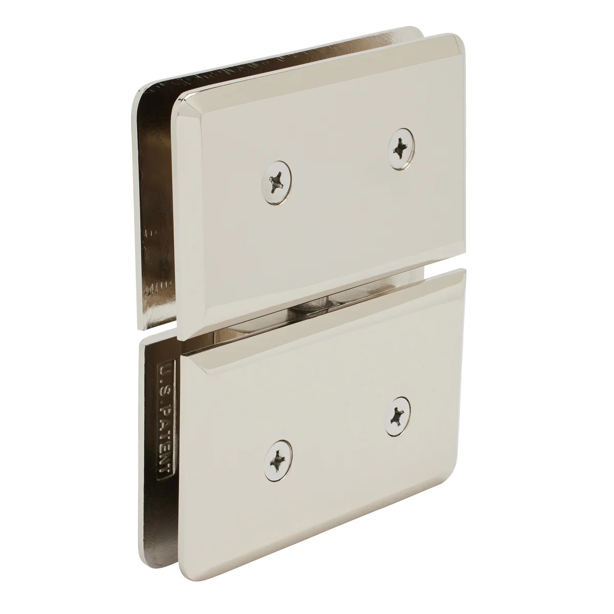 Pivot Shower Door Hinge: Senior Prima 02 Glass to Glass Mount, Polished Nickel – CRL SRPPH02PN, photo 3