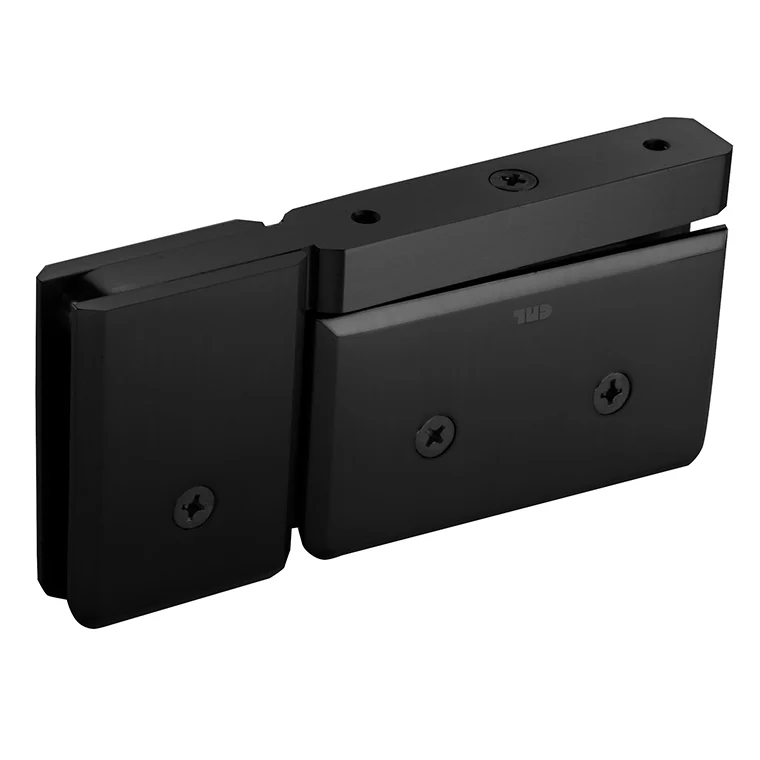 Pivot Shower Door Hinge: Senior Prima Top or Bottom with U-Clamp, Matte Black – CRL SRPPH07MBL