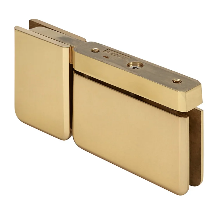 Pivot Shower Door Hinge: Senior Prima Top or Bottom with U-Clamp, Satin Brass – CRL SRPPH07SB