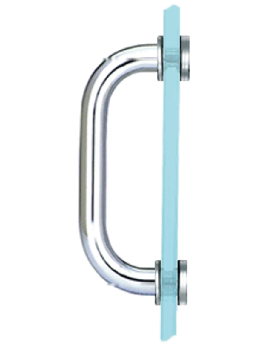 CRL SSP6CH 6" Single-Sided Pull Handle with Metal Washers