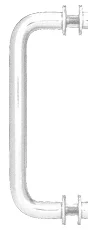 CRL SSP8CH 8" Single-Sided Solid Brass Pull Handle
