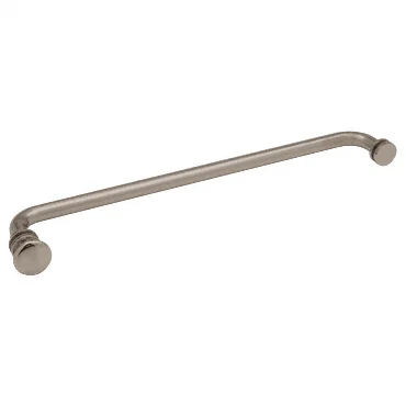 CRL 18" Towel Bar and Traditional Knob Set, Brushed Nickel