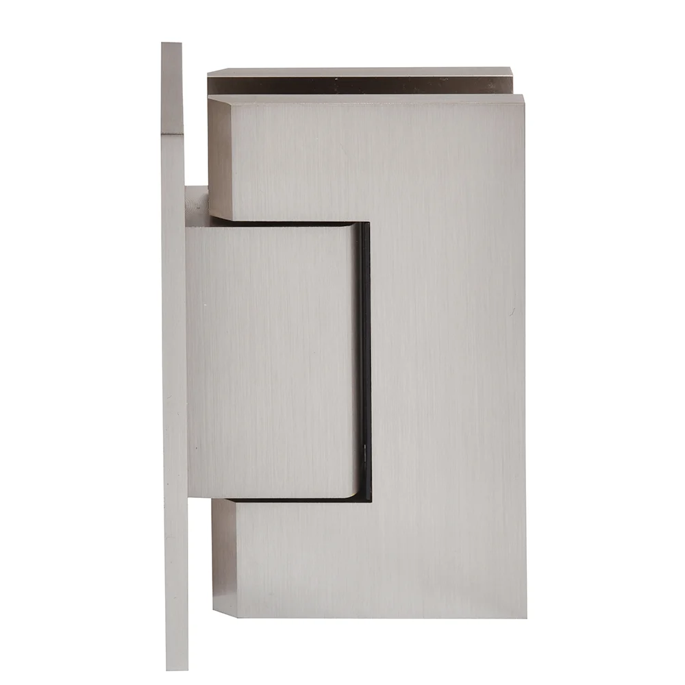 Shower Door Hinge: Trento 037 Wall Mount, Full Back Plate, Brushed Nickel – CRL TNT037BN