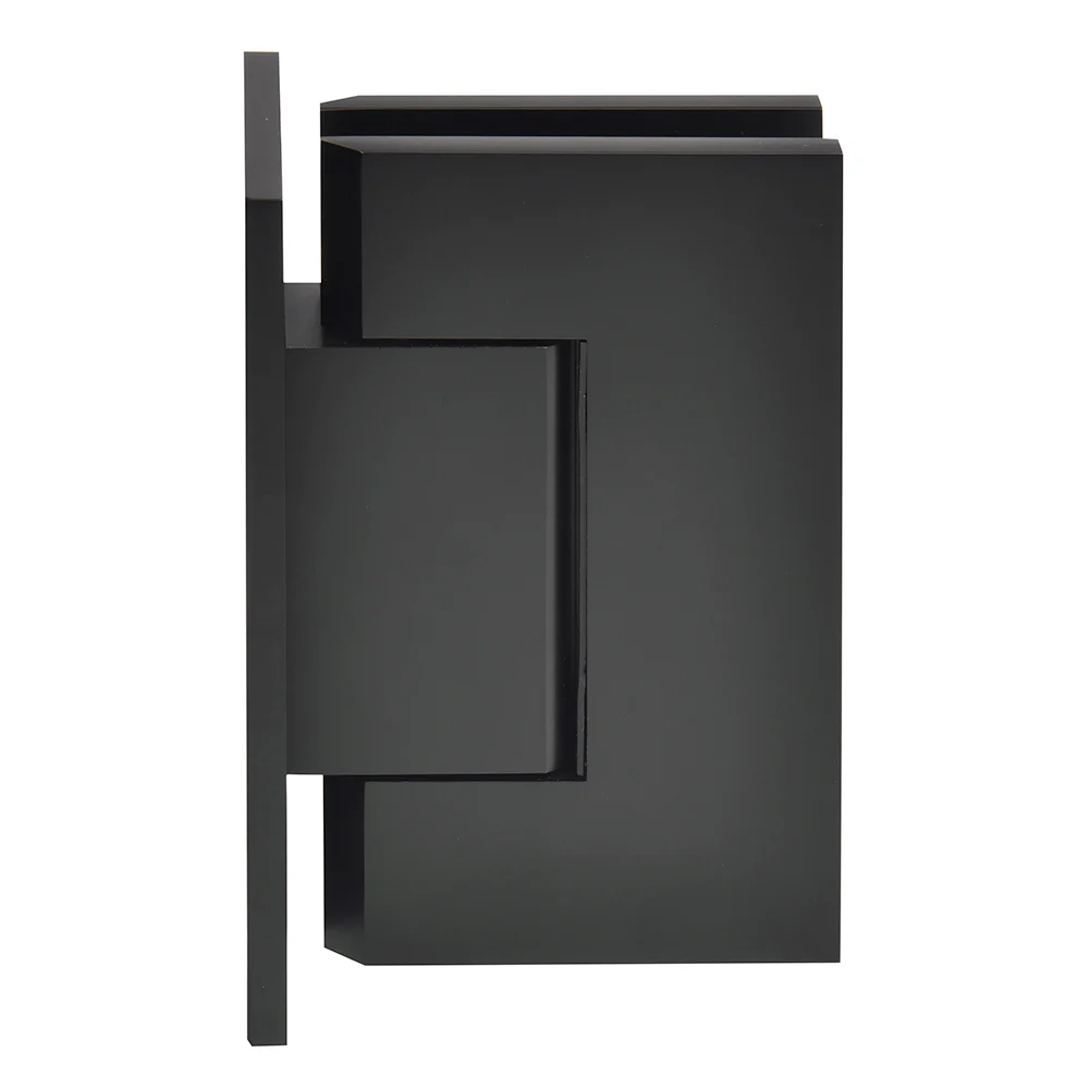 Shower Door Hinge: Trento 037 Wall Mount, Full Back Plate, Matte Black – CRL TNT037MBL