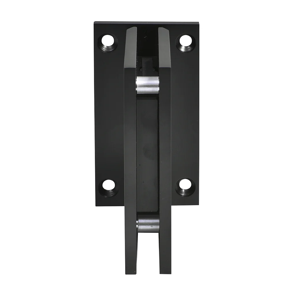 Shower Door Hinge: Trento 037 Wall Mount, Full Back Plate, Matte Black – CRL TNT037MBL, photo 3