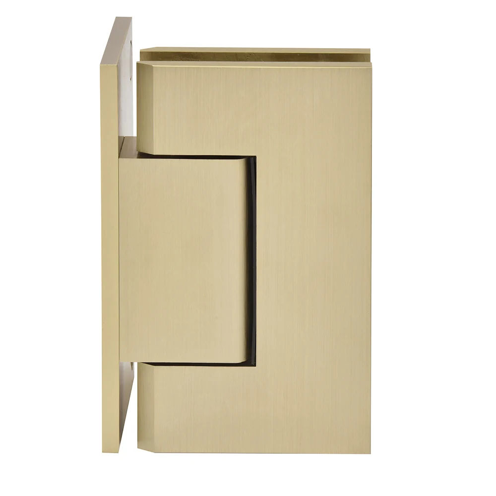 Shower Door Hinge: Trento 044 Wall Mount, Offset Back Plate, Brushed Bronze – CRL TNT044BBRZ