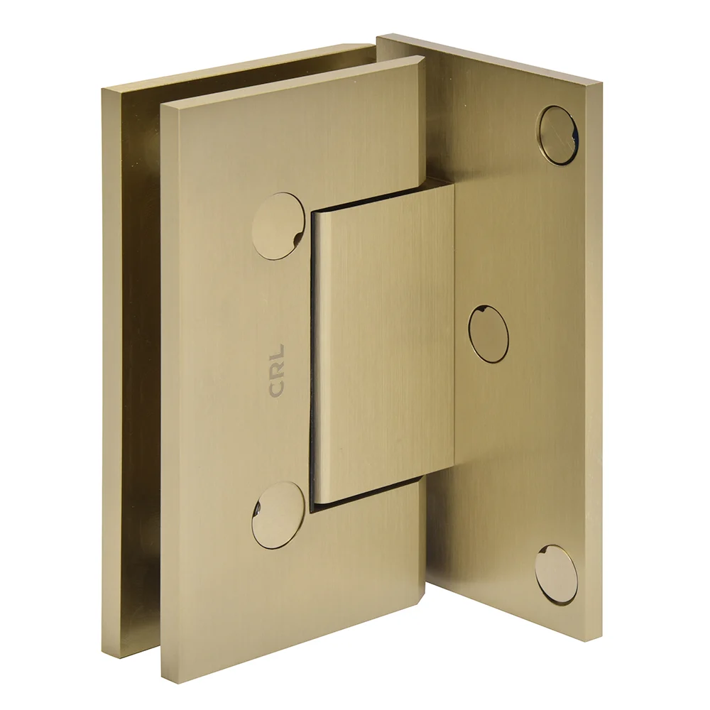 Shower Door Hinge: Trento 044 Wall Mount, Offset Back Plate, Brushed Bronze – CRL TNT044BBRZ, photo 4