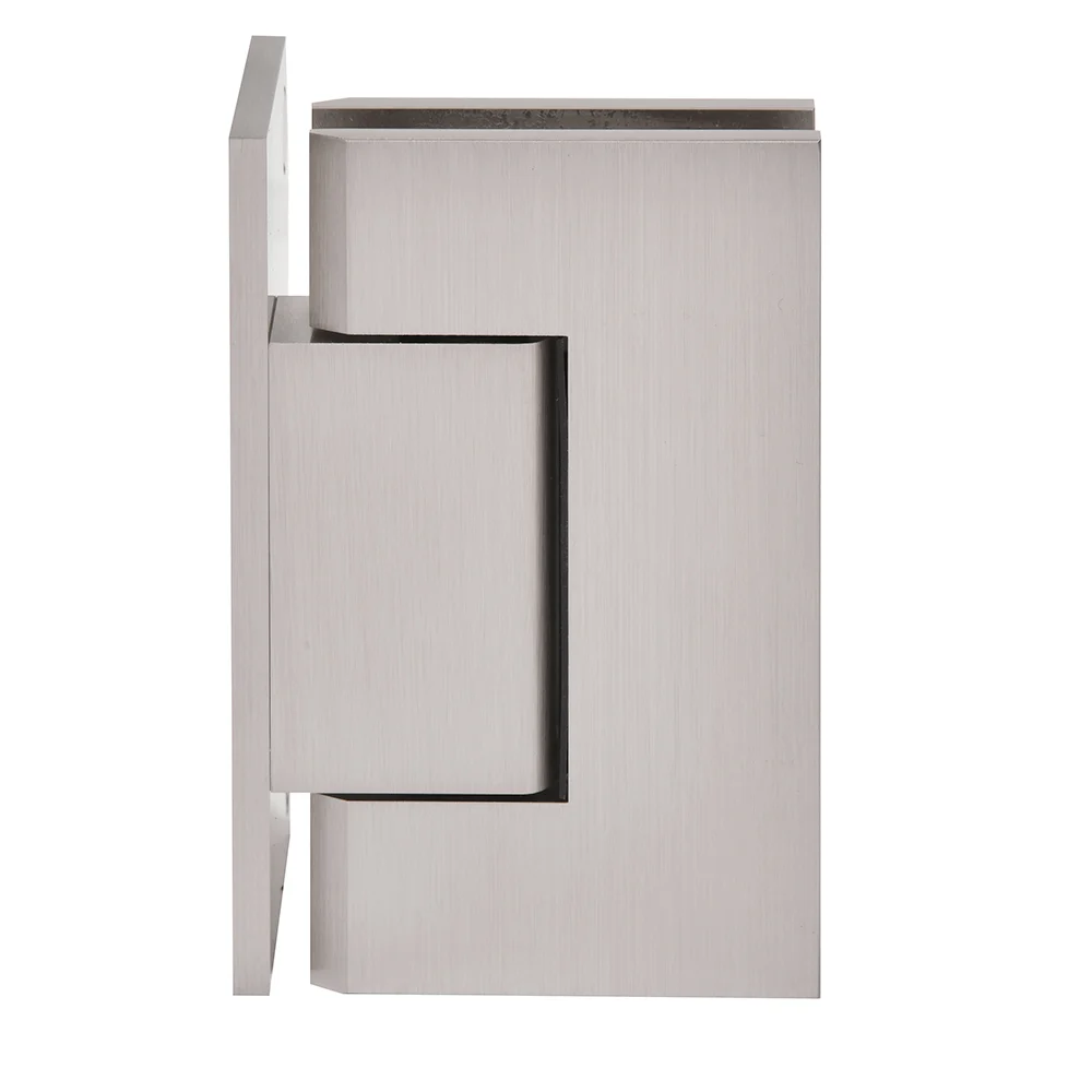 Shower Door Hinge: Trento 044 Wall Mount, Offset Back Plate, Brushed Nickel – CRL TNT044BN
