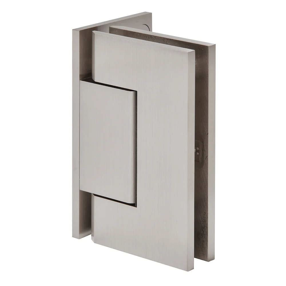 Shower Door Hinge: Trento 044 Wall Mount, Offset Back Plate, Brushed Nickel – CRL TNT044BN, photo 2