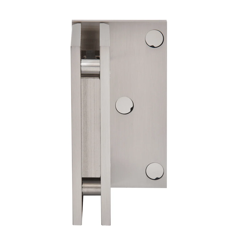 Shower Door Hinge: Trento 044 Wall Mount, Offset Back Plate, Brushed Nickel – CRL TNT044BN, photo 3