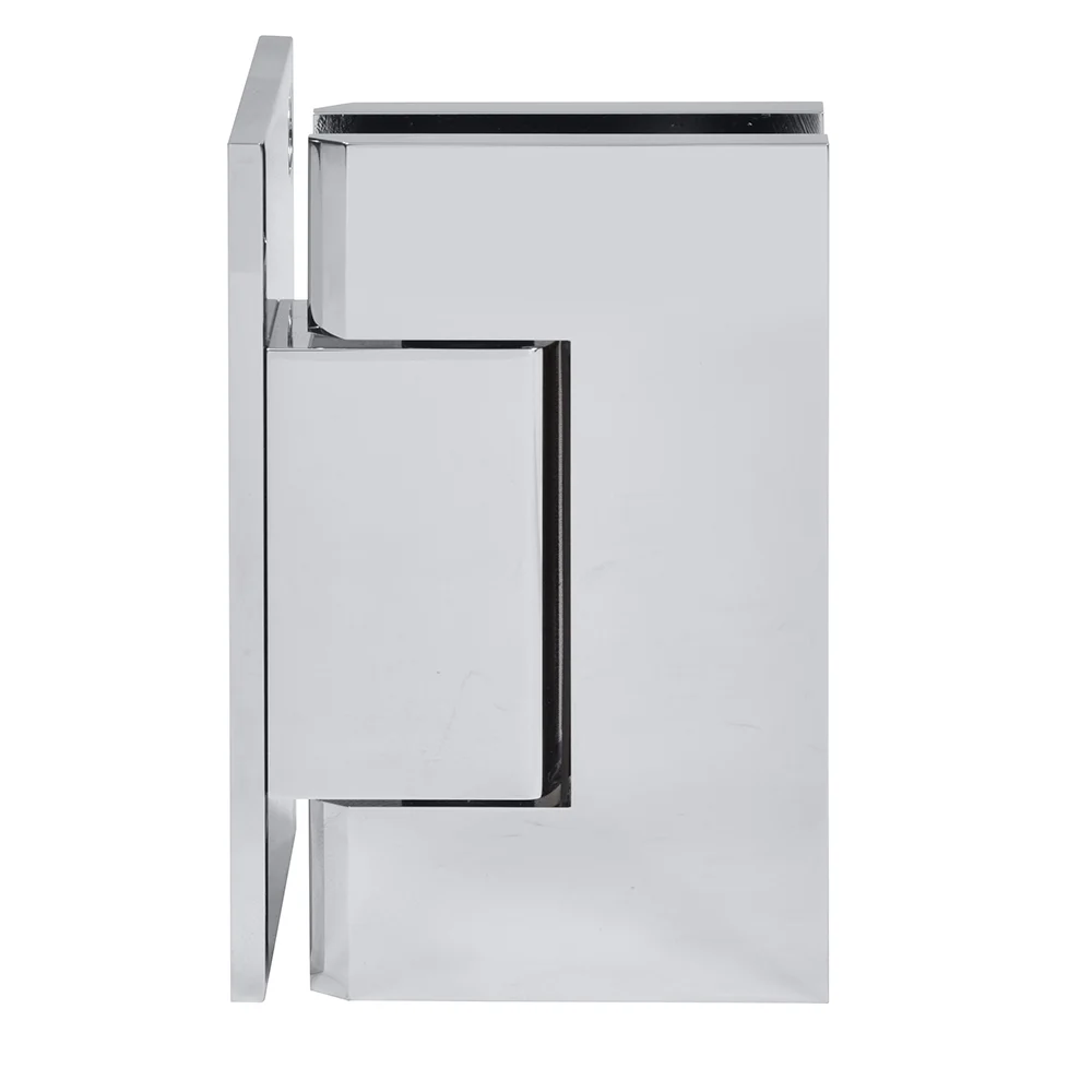 CRL TNT044CH Shower Door Hinge – Trento 044 Wall Mount, Offset Back Plate