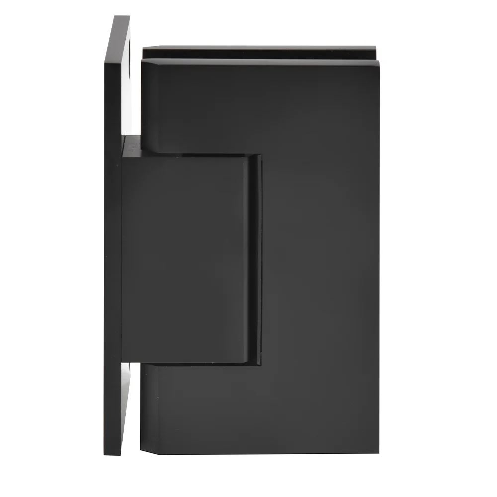 Shower Door Hinge: Trento 044 Wall Mount, Offset Back Plate, Matte Black – CRL TNT044MBL