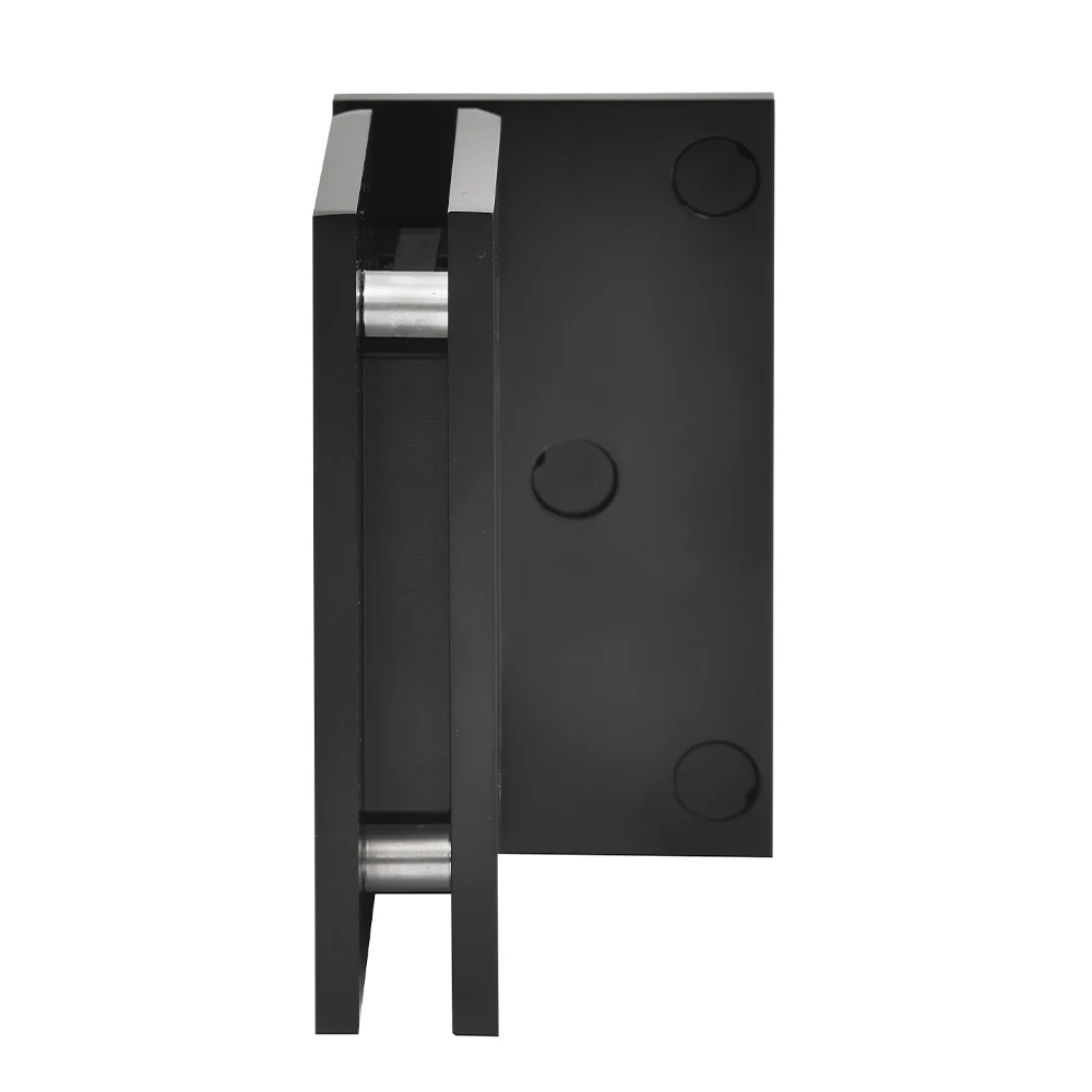 Shower Door Hinge: Trento 044 Wall Mount, Offset Back Plate, Matte Black – CRL TNT044MBL, photo 3