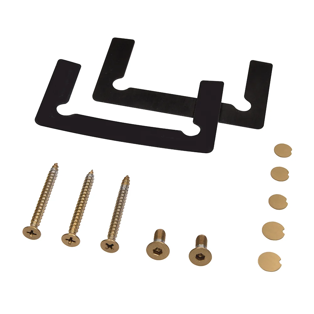 Shower Door Hinge: Trento 044 Wall Mount, Offset Back Plate, Satin Brass – CRL TNT044SB, photo 5