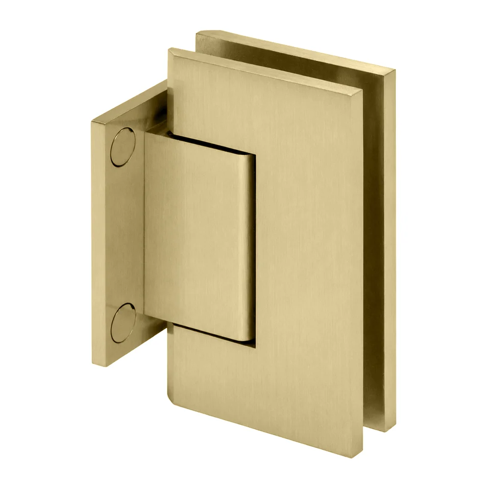 Shower Door Hinge: Trento 074 Wall Mount, Short Back Plate, Brushed Bronze – CRL TNT074BBRZ