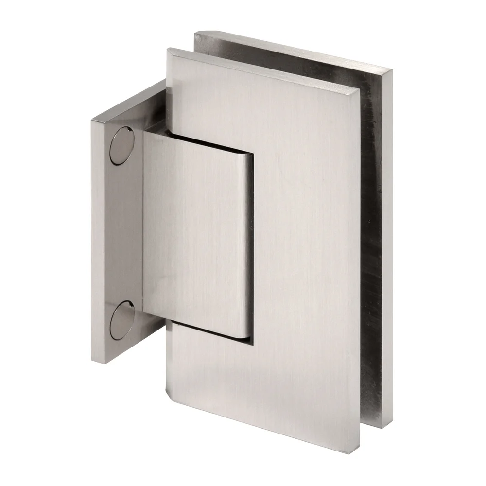 Shower Door Hinge: Trento 074 Wall Mount, Short Back Plate, Brushed Nickel – CRL TNT074BN