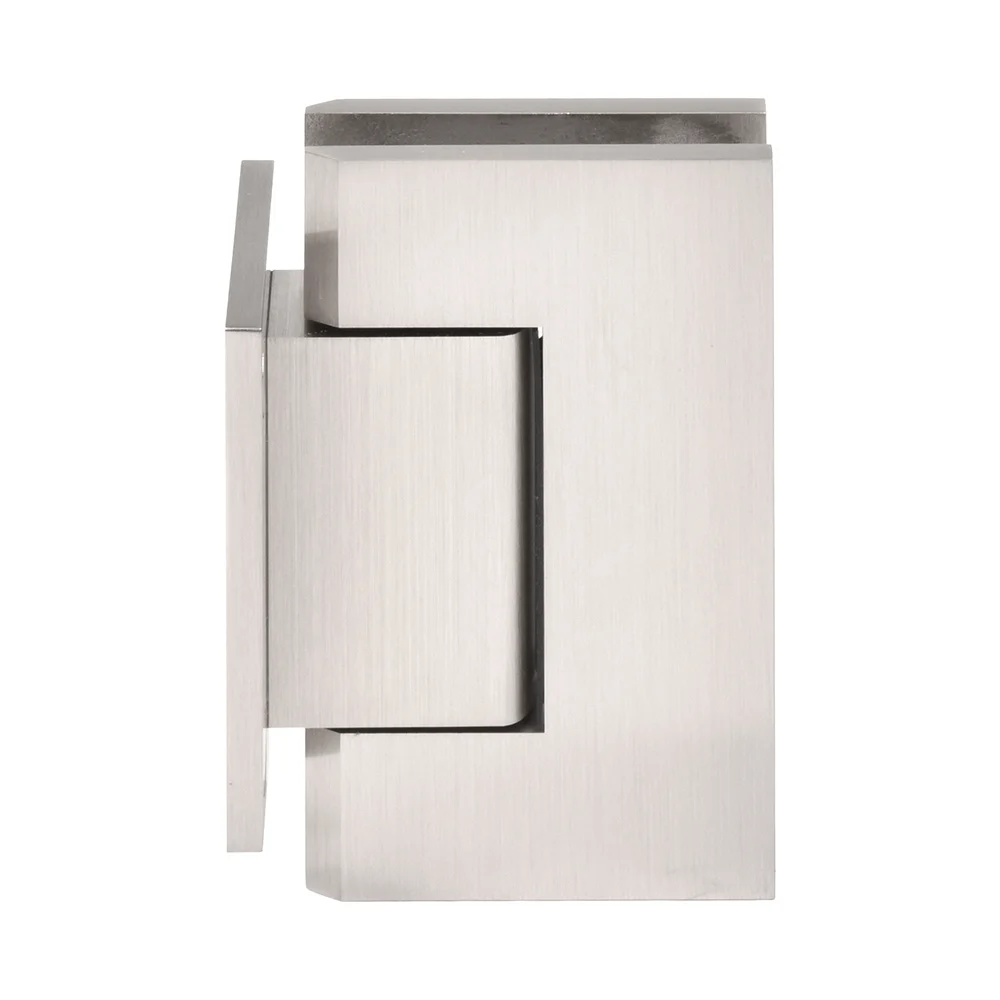 Shower Door Hinge: Trento 074 Wall Mount, Short Back Plate, Brushed Nickel – CRL TNT074BN, photo 2