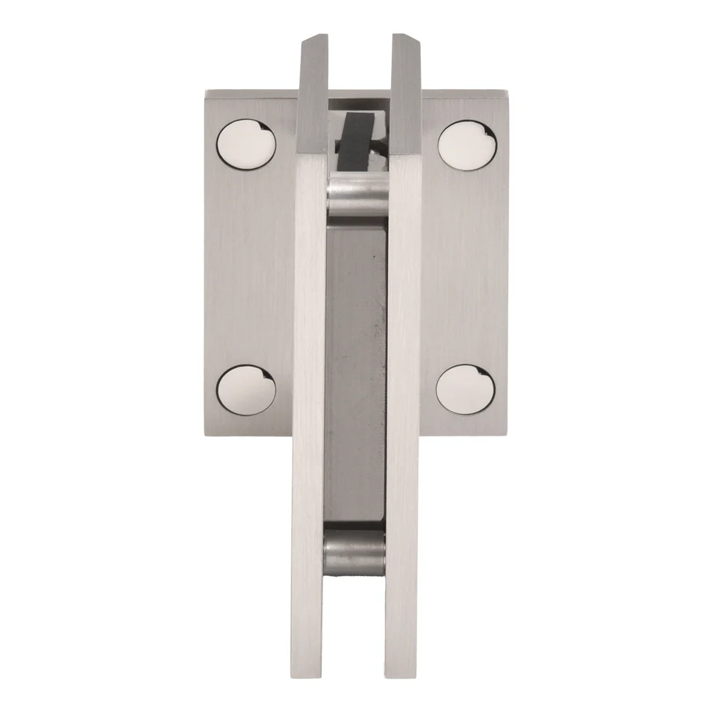 Shower Door Hinge: Trento 074 Wall Mount, Short Back Plate, Brushed Nickel – CRL TNT074BN, photo 3