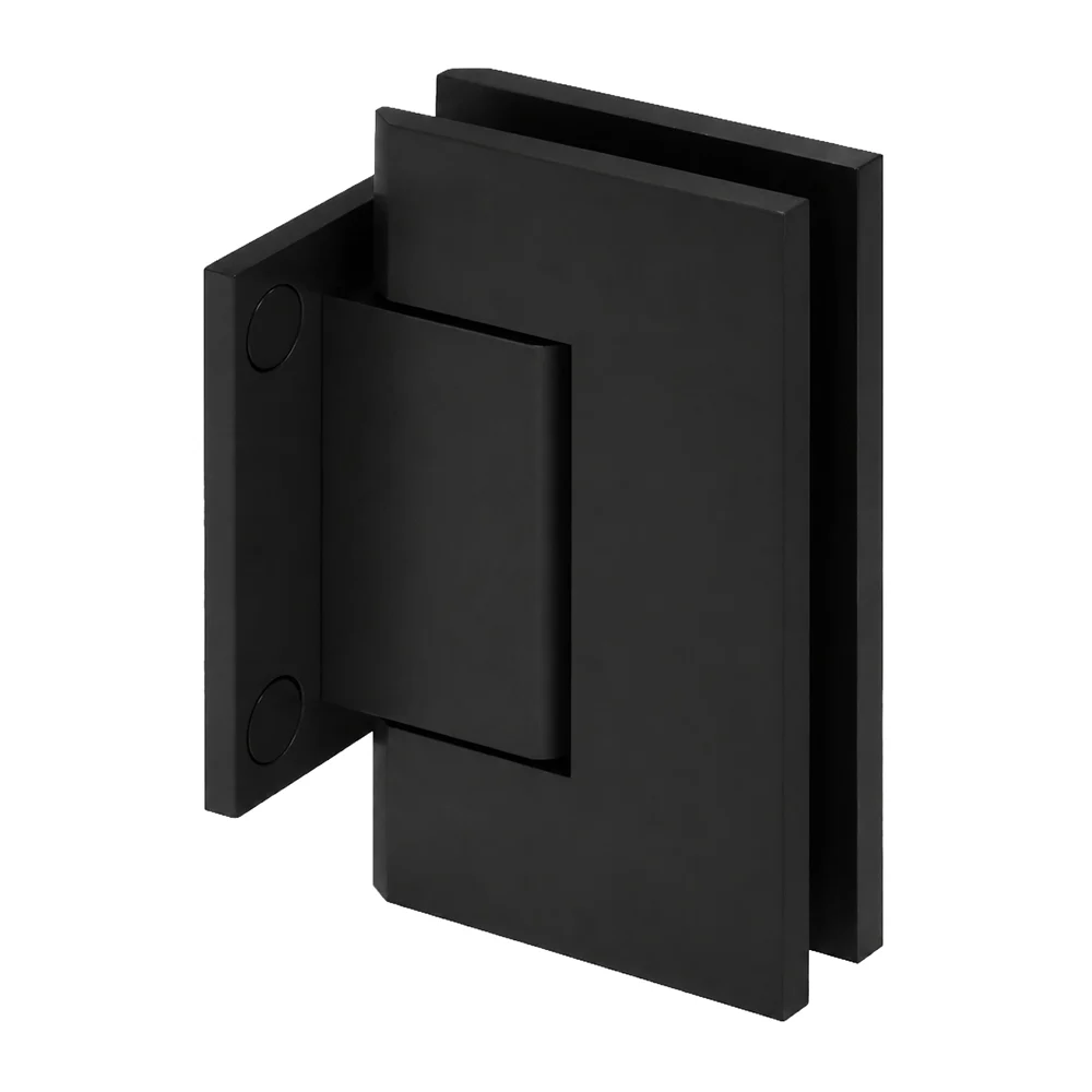 Shower Door Hinge: Trento 074 Wall Mount, Short Back Plate, Matte Black – CRL TNT074MBL