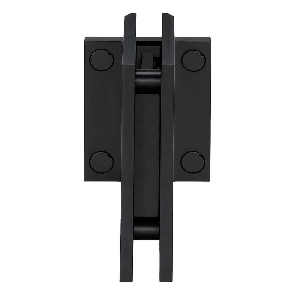 Shower Door Hinge: Trento 074 Wall Mount, Short Back Plate, Matte Black – CRL TNT074MBL, photo 3