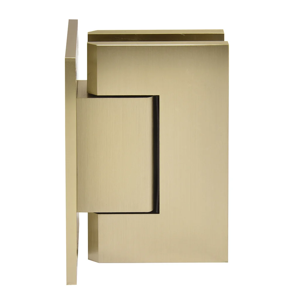 Shower Door Hinge: Trento 337 Adjustable Wall Mount, Full Back Plate, Brushed Bronze – CRL TNT337BBRZ