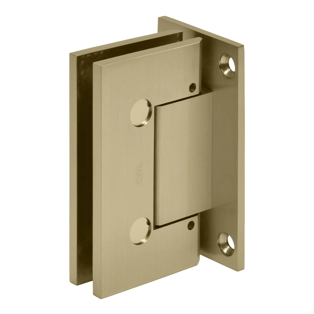 Shower Door Hinge: Trento 337 Adjustable Wall Mount, Full Back Plate, Brushed Bronze – CRL TNT337BBRZ, photo 4