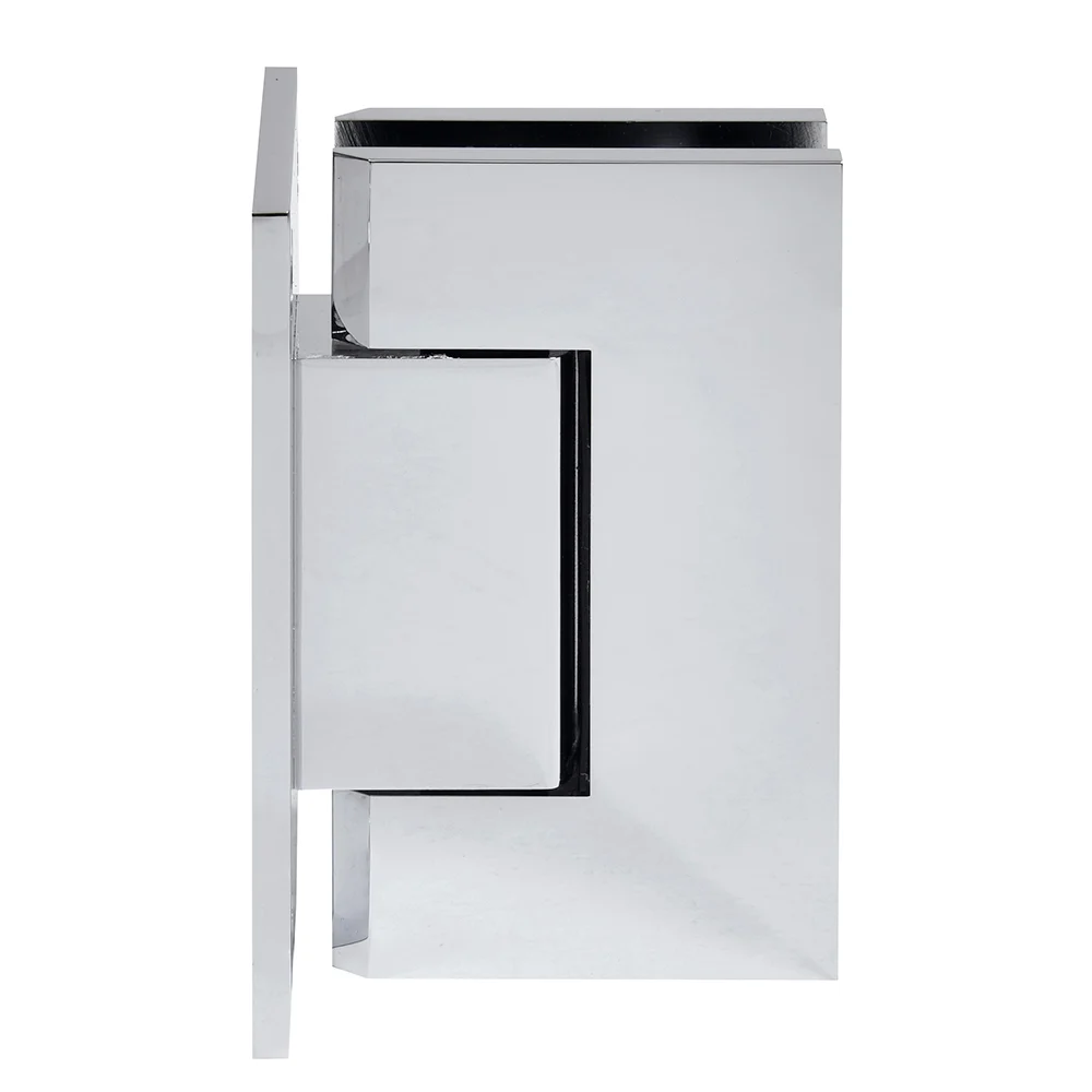 CRL TNT337CH Shower Door Hinge – Trento 337 Adjustable Wall Mount, Full Back Plate