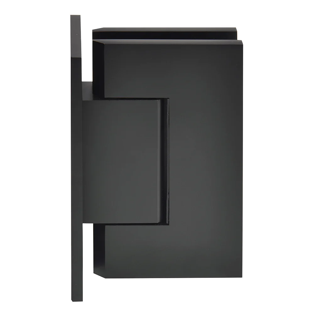 Shower Door Hinge: Trento 337 Adjustable Wall Mount, Full Back Plate, Matte Black – CRL TNT337MBL