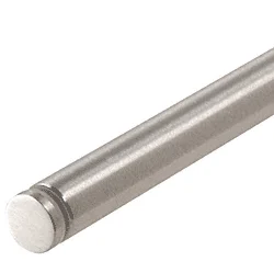 CRL TUBE3472BS 72" Through-Glass Stainless Shower Rod