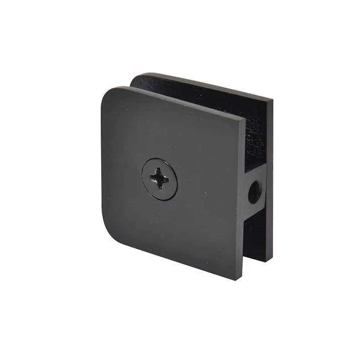 Shower Glass Junior Traditional Fixed Panel U-Clamp for 1/4" Glass, Oil Rubbed Bronze – CRL UC660RB