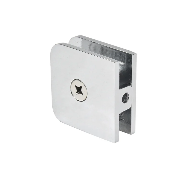 CRL UC66CH Junior Traditional Fixed Panel U-Clamp for 1/4" Glass