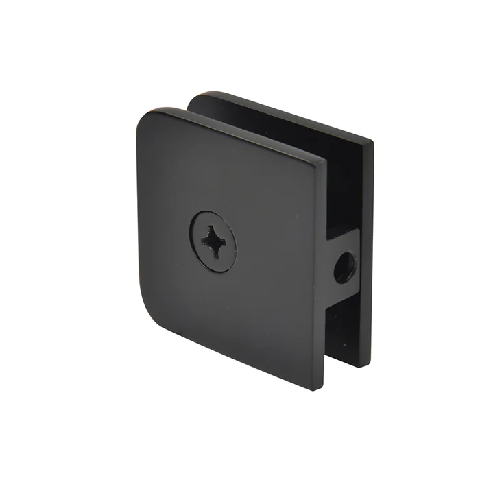 Shower Glass Traditional Fixed Panel U-Clamp, Matte Black – CRL UC77MBL, photo 2