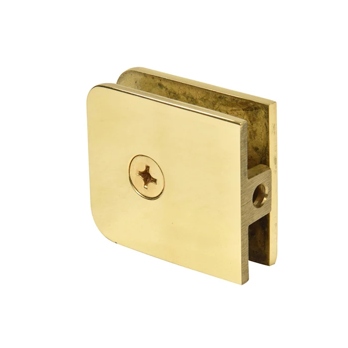 Shower Glass Oversized Fixed Panel U-Clamp, Polished Brass – CRL UC79BR