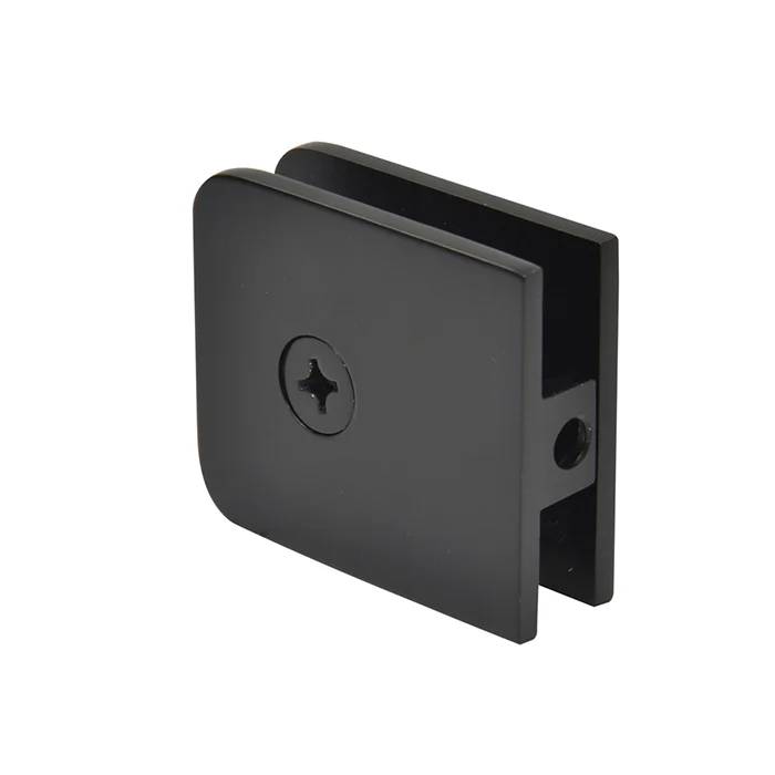 Shower Glass Oversized Fixed Panel U-Clamp, Matte Black – CRL UC79MBL