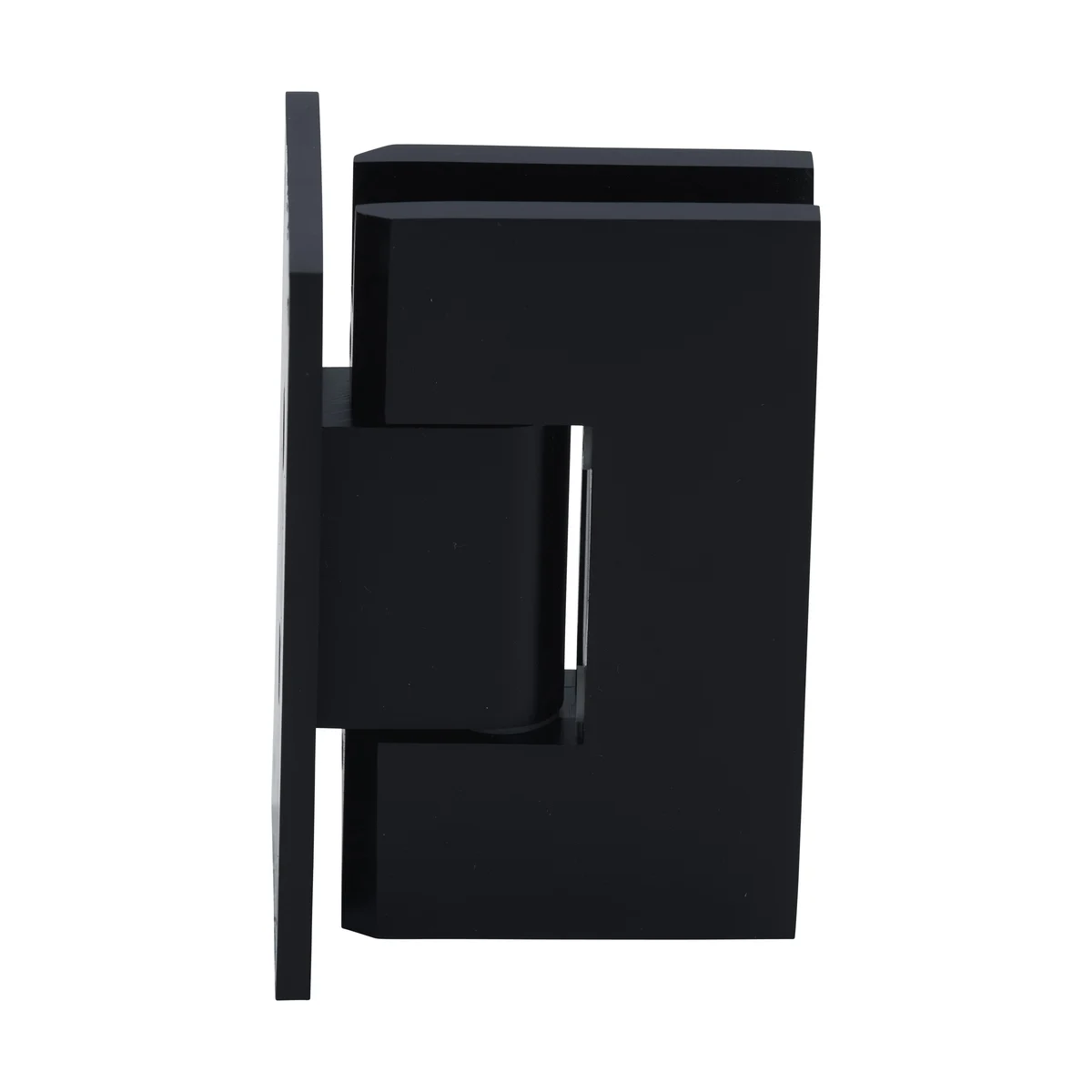 CRL Shower Door Hinge – Vienna 037 Wall Mount, Full Back Plate, Oil Rubbed Bronze