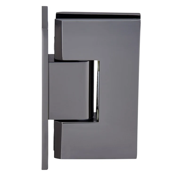 Shower Door Hinge: Vienna 037 Wall Mount, Full Back Plate, Gun Metal – CRL V1E037GM