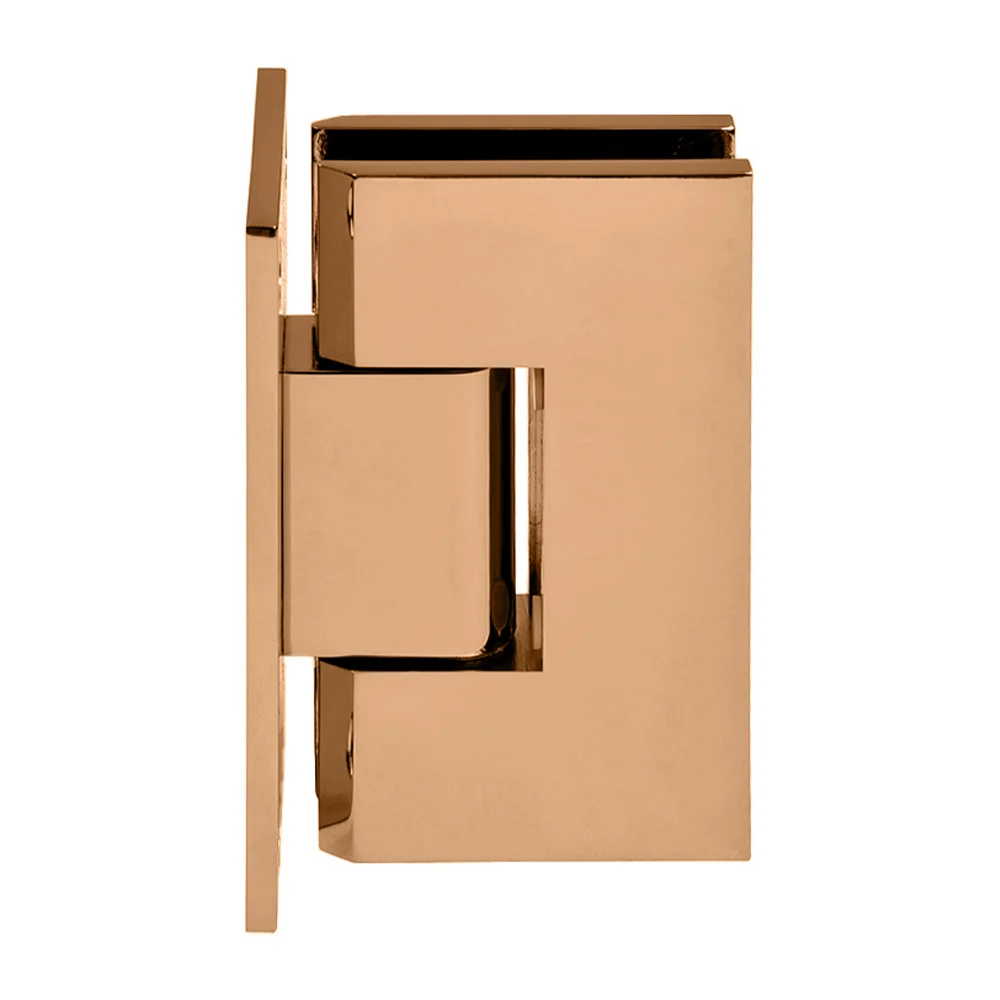 Shower Door Hinge: Vienna 037 Wall Mount, Full Back Plate, Rose Gold – CRL V1E037RG, photo 2
