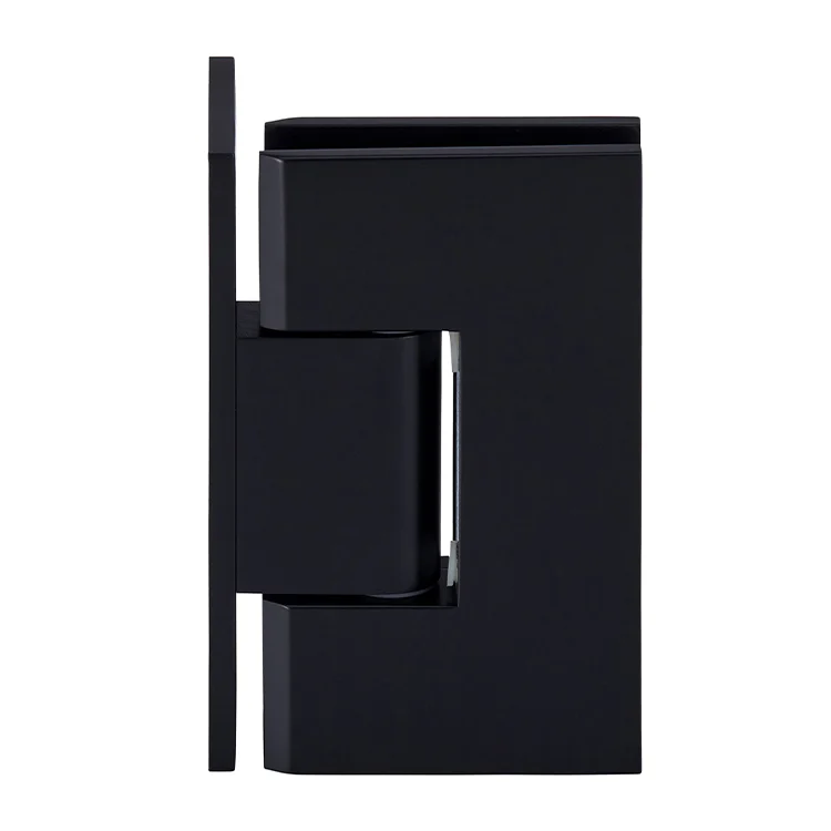 Shower Door Hinge: Vienna 044 Wall Mount, Offset Back Plate, Matte Black – CRL V1E044MBL